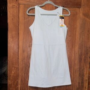 GAP Sky Blue V-Neck Mini Dress